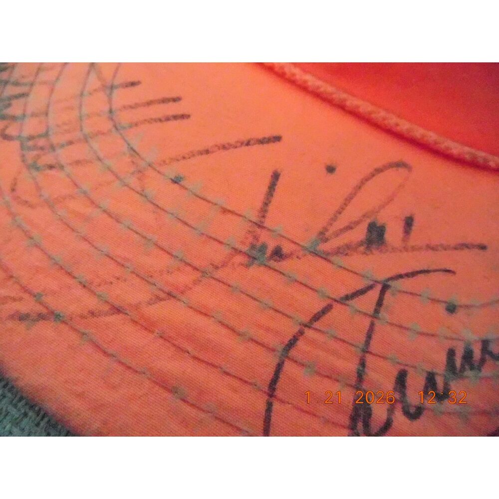 Havoline Racing Cap Signed by Mario & Michael Andretti + Christian Fittipaldi - Picture 6 of 7
